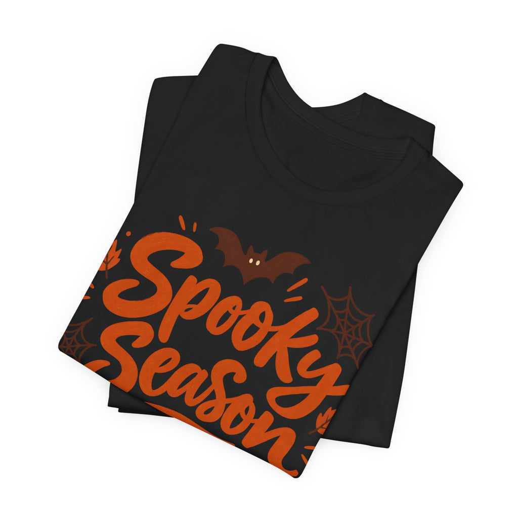 Spooky Season T-Shirt | Hand-Lettered Halloween Tee | Cozy Fall Gift Shirt