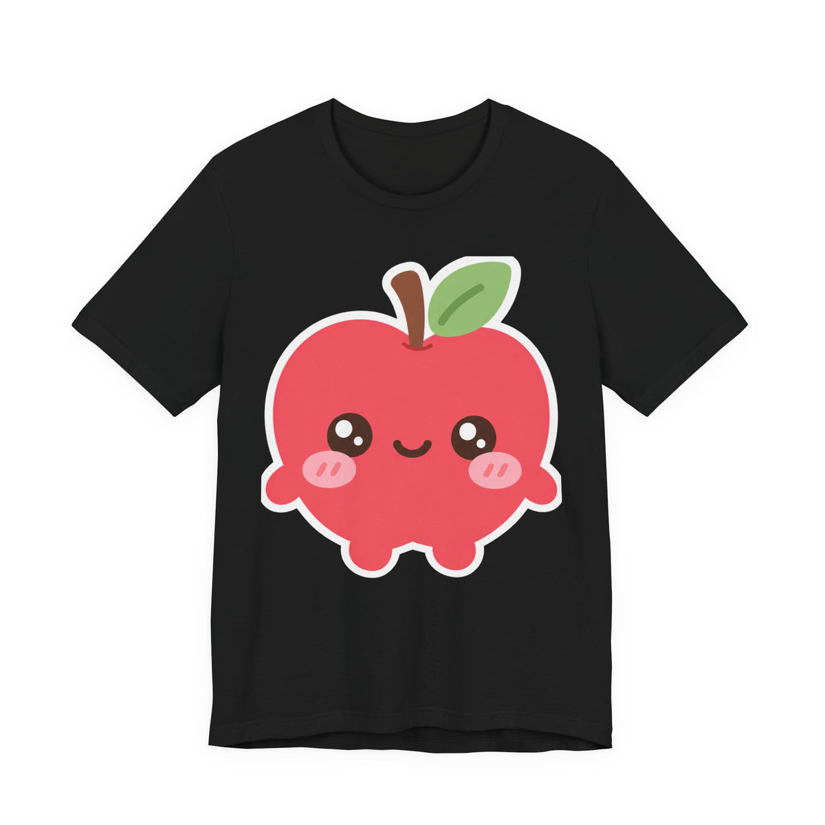Kindergarten Teacher Kawaii Apple T-Shirt | Cute Preschool Teacher Shirt | Pre-K Teacher Gift Tee