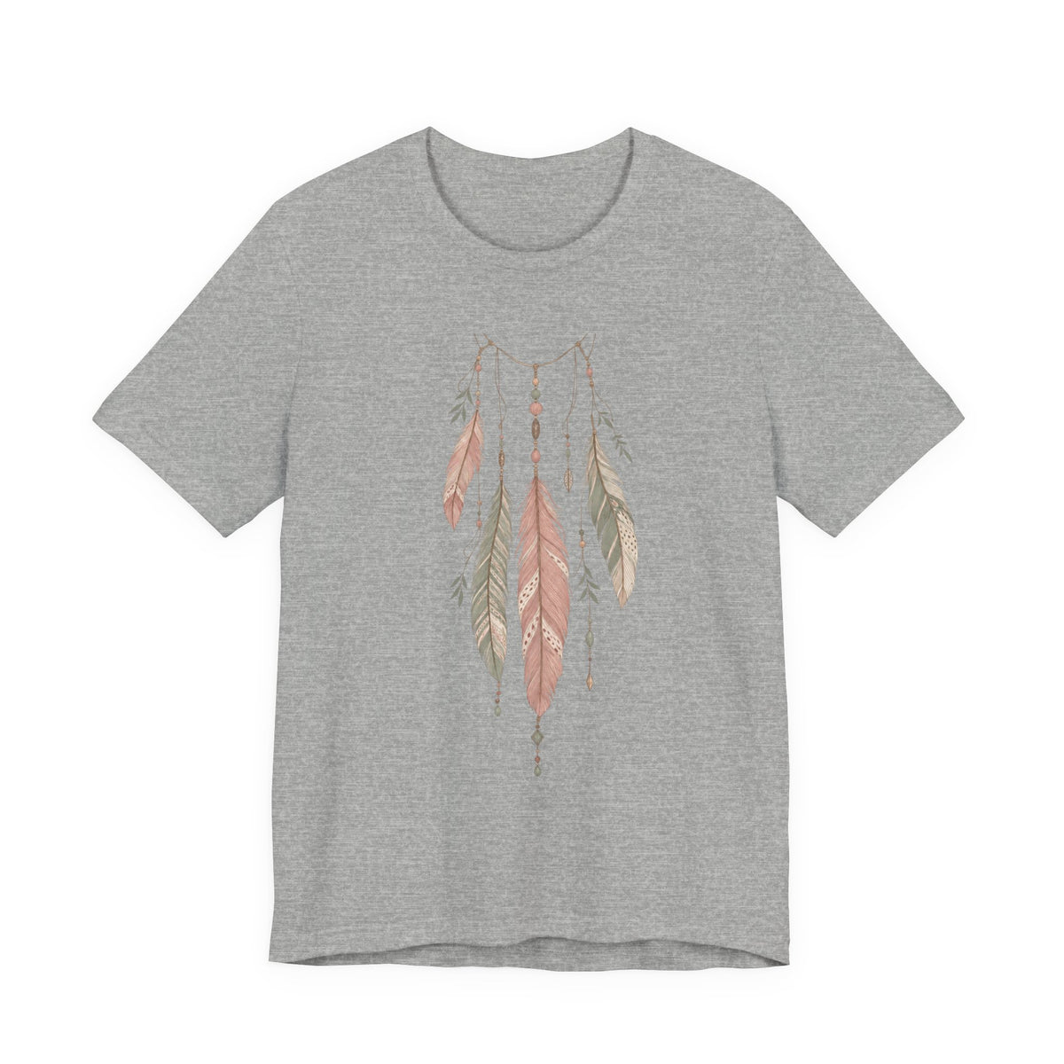 Feather Dreamcatcher T-Shirt | Boho Fine Linework Tee | Free Spirit Gift Shirt