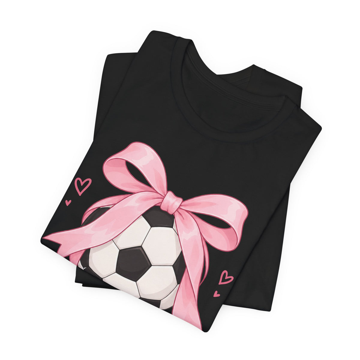 Soccer Mom Tee | Coquette Bow Soccer Mom Design | Soccer Mom Shirt | Game Day Mom Gift | Soccer Mom Gift | Sports Mom Coquette Design