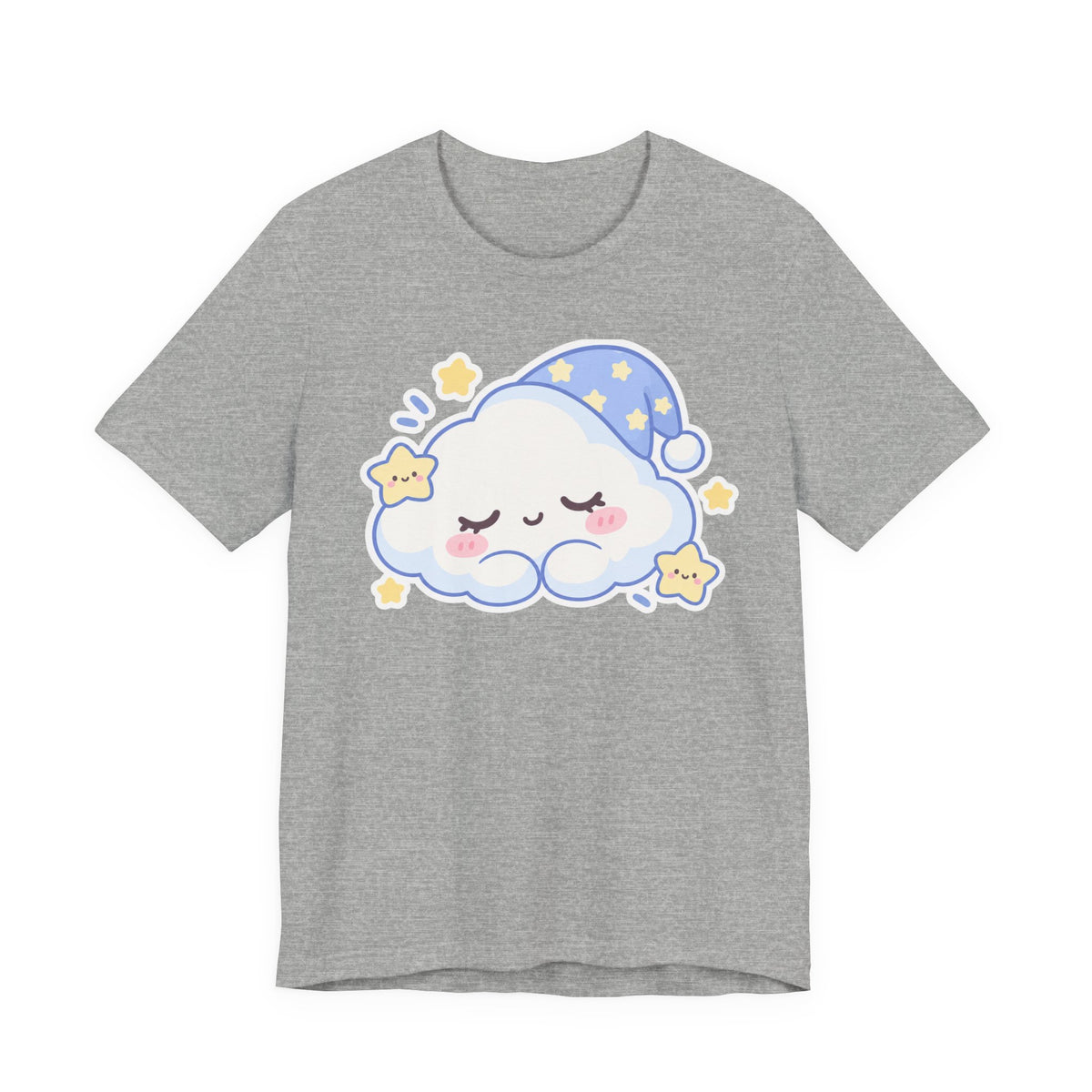 Kawaii Sleepy Cloud T-Shirt | Cute Dreamy Cloud Character Tee | Pastel Kawaii Gift Shirt