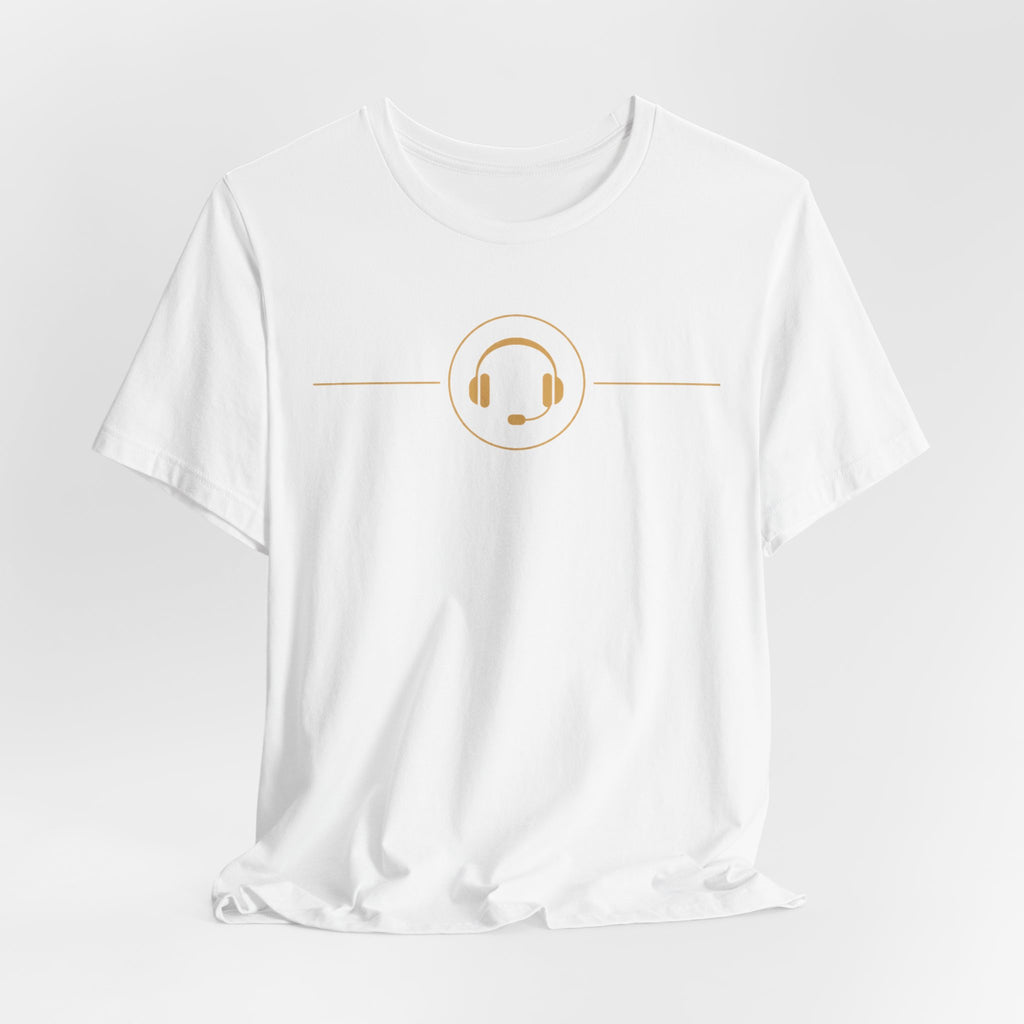 911 Dispatcher Thin Gold Line T-Shirt | Emergency Dispatcher Gift Shirt | Dispatcher Appreciation Tee