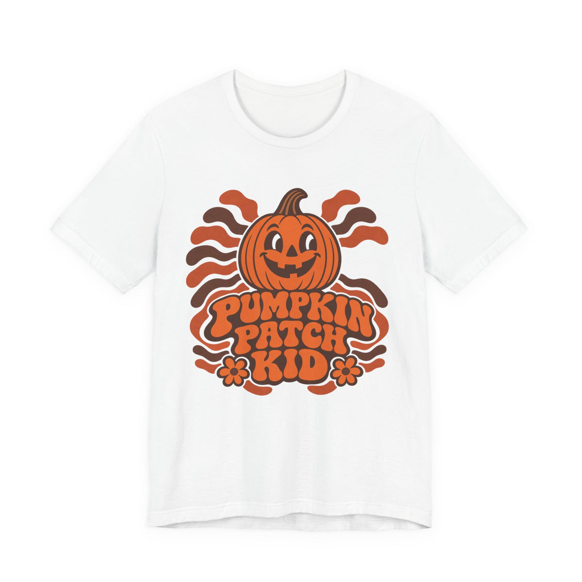 Groovy Pumpkin T-Shirt | Retro 70s Halloween Tee | Pumpkin Patch Kid Gift Shirt