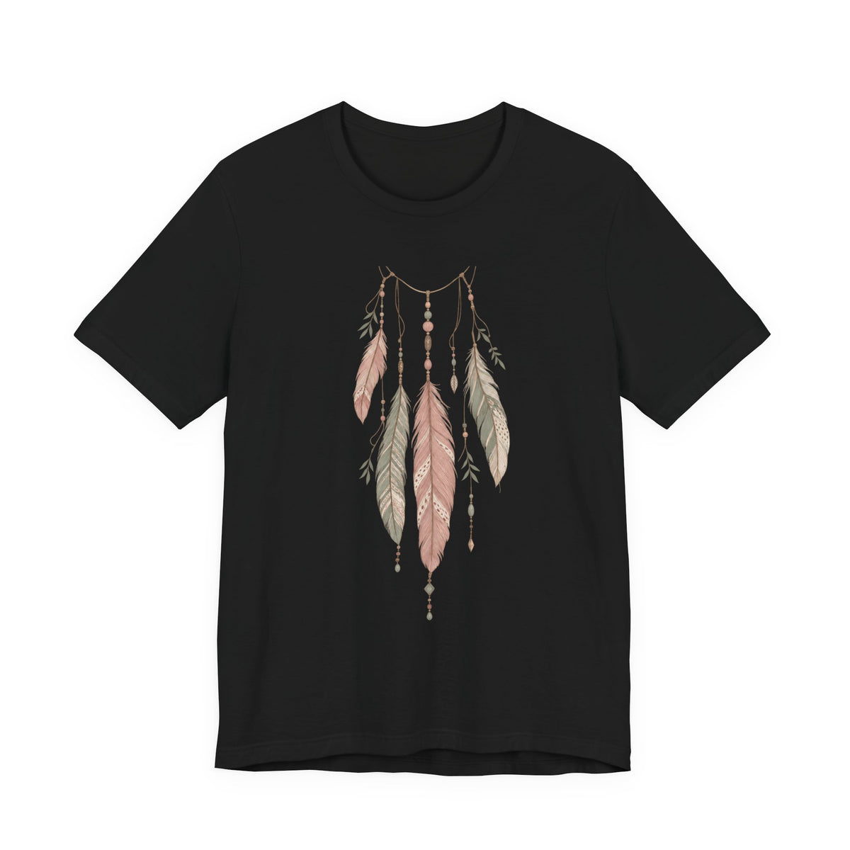 Feather Dreamcatcher T-Shirt | Boho Fine Linework Tee | Free Spirit Gift Shirt