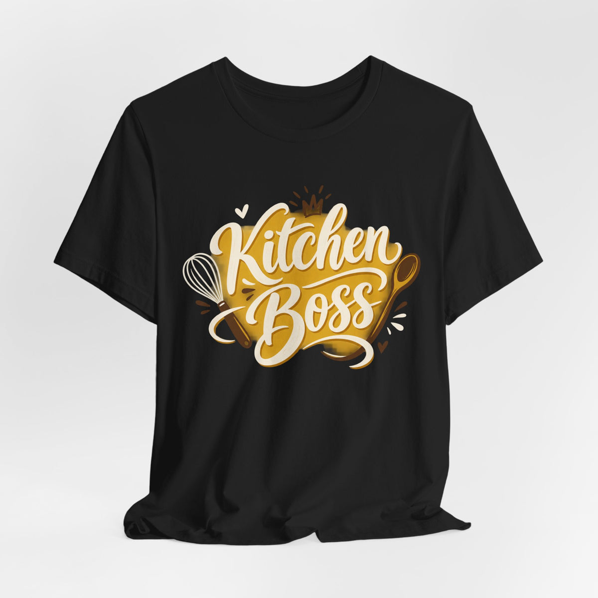 Kitchen Boss Chef Script T-Shirt | Funny Cooking Shirt | Chef Gift Tee | Culinary Gift Design