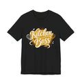Kitchen Boss Chef Script T-Shirt | Funny Cooking Shirt | Chef Gift Tee | Culinary Gift Design