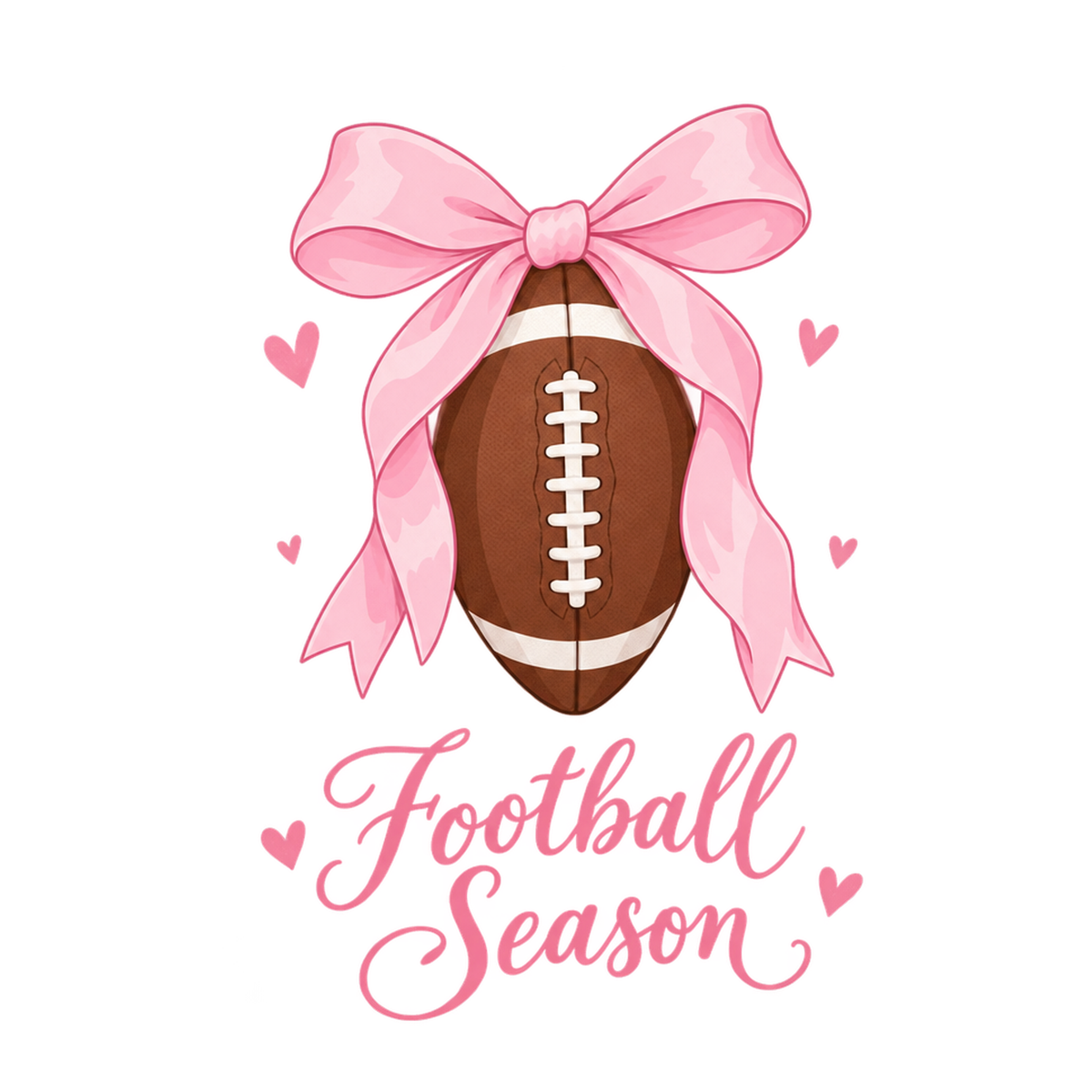 [Digital Download] Football Mom Coquette Bow T-Shirt SVG PNG EPS Cricut Silhouette Sublimation Design