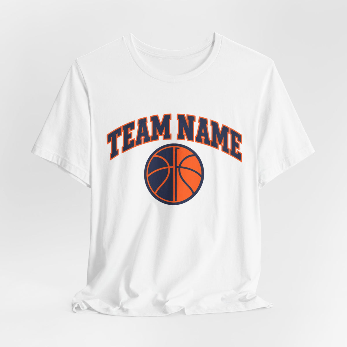 Custom Team Name Basketball Tee | Personalized Team Logo Basketball Shirt | Custom Basketball Team Gift | Modern Team Logo Design