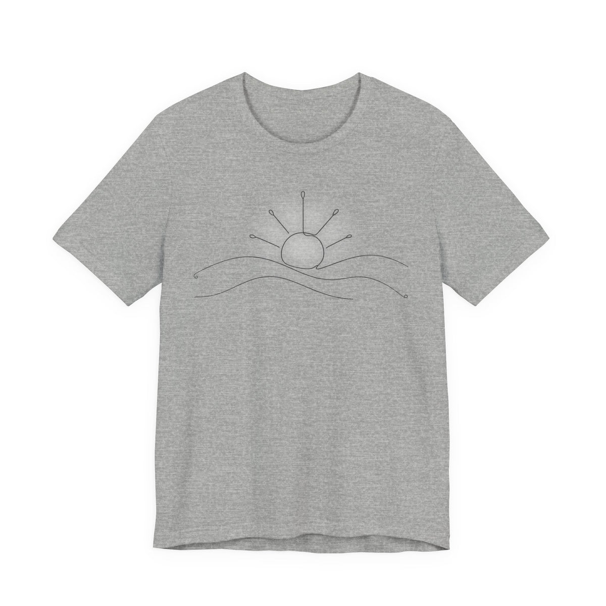 Trust the Process Sunrise Line Art T-Shirt | Minimalist Spiritual Tee | Faith Journey Gift Shirt