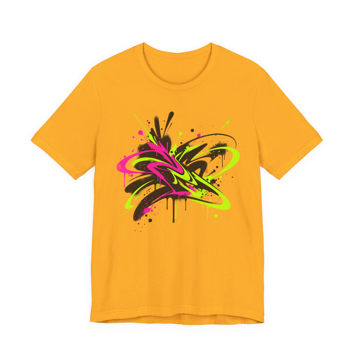 Abstract Graffiti Tag Tee | Spray Paint Splatter Shirt | Urban Street Art Shirt | Graffiti Streetwear Gift Tee