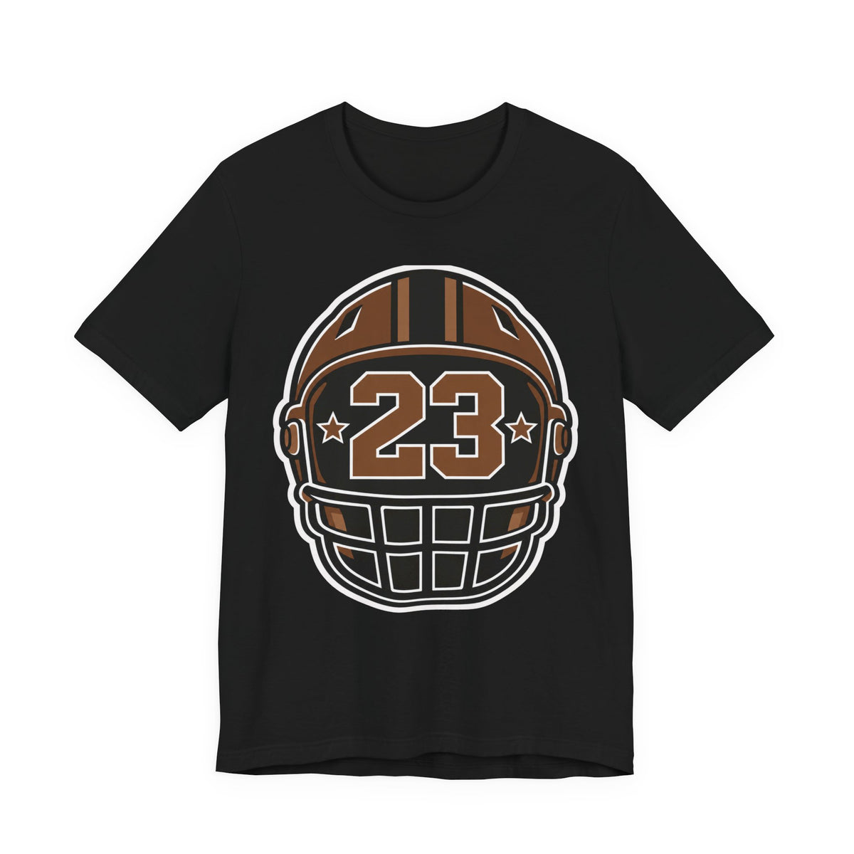 Football Number 23 Tee | Lucky Jersey Number Helmet Shirt | Football Player Number Shirt | Football Number Gift Tee