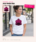 [Digital Download] Squat Queen Retro Badge T-Shirt SVG PNG EPS Cricut Silhouette Sublimation Design