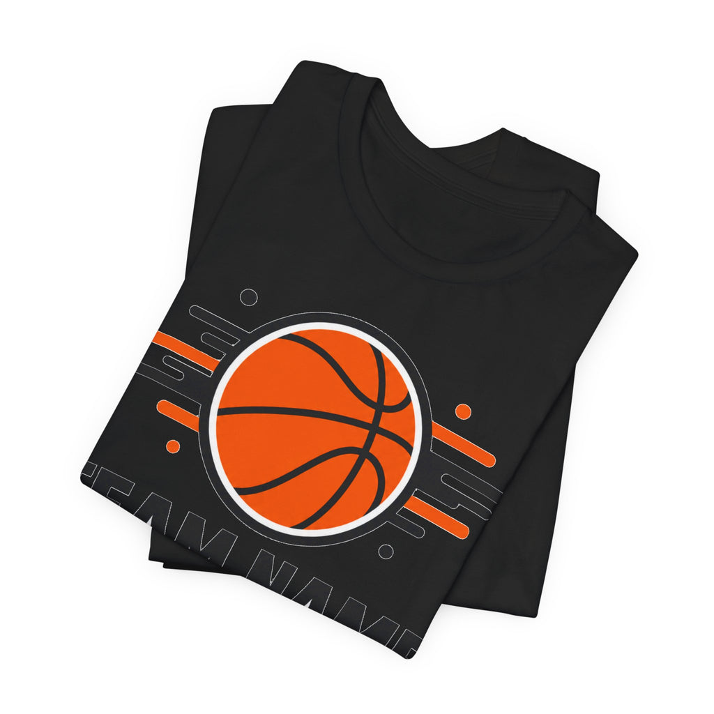 Custom Team Name Basketball Tee | Personalized Team Logo Basketball Shirt | Custom Basketball Team Gift | Modern Team Logo Design