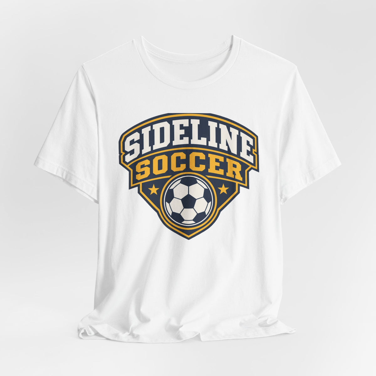 Sideline Soccer Tee | Team Mom Squad Badge Shirt | Soccer Team Mom Gift | Game Day Squad Design