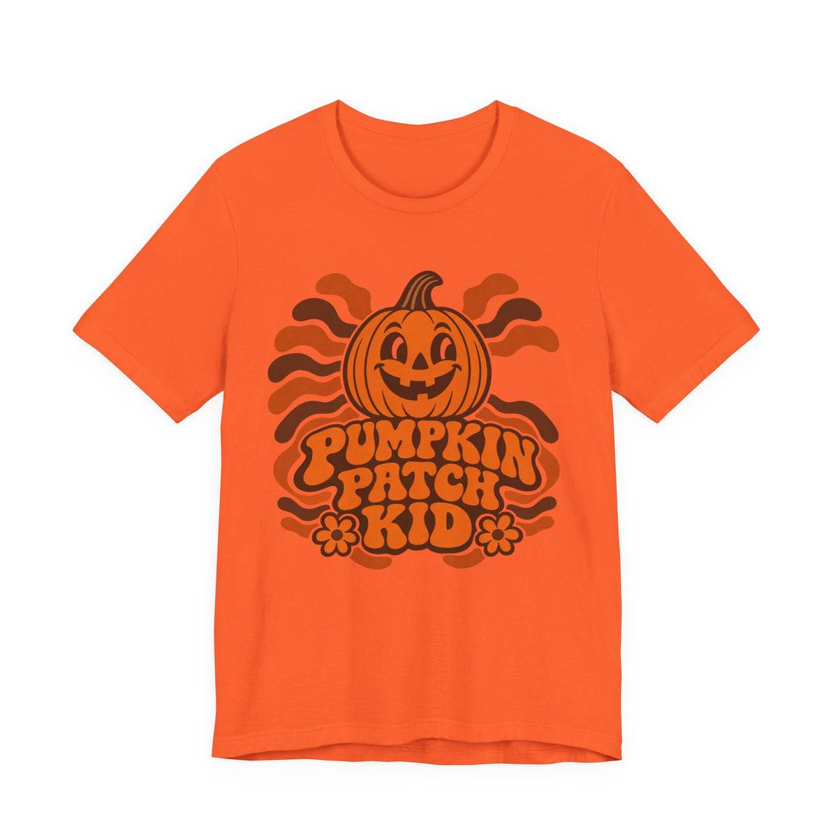 Groovy Pumpkin T-Shirt | Retro 70s Halloween Tee | Pumpkin Patch Kid Gift Shirt