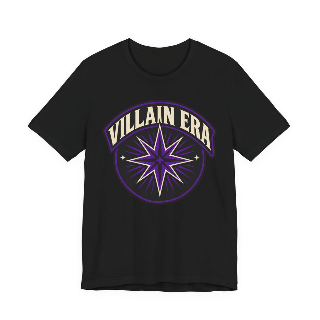 Villain Era T-Shirt | Bold Retro Badge Tee | Self Love Trend Statement Shirt