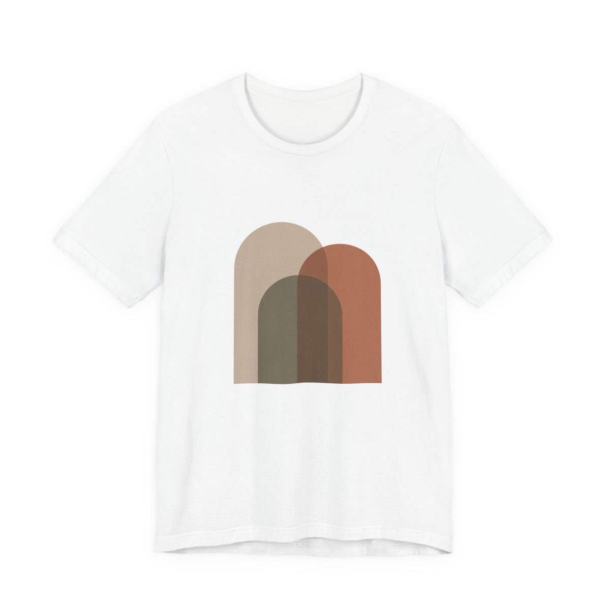 Abstract Arch Trio Minimalist T-Shirt | Modern Geometric Art Tee | Contemporary Design Gift Shirt
