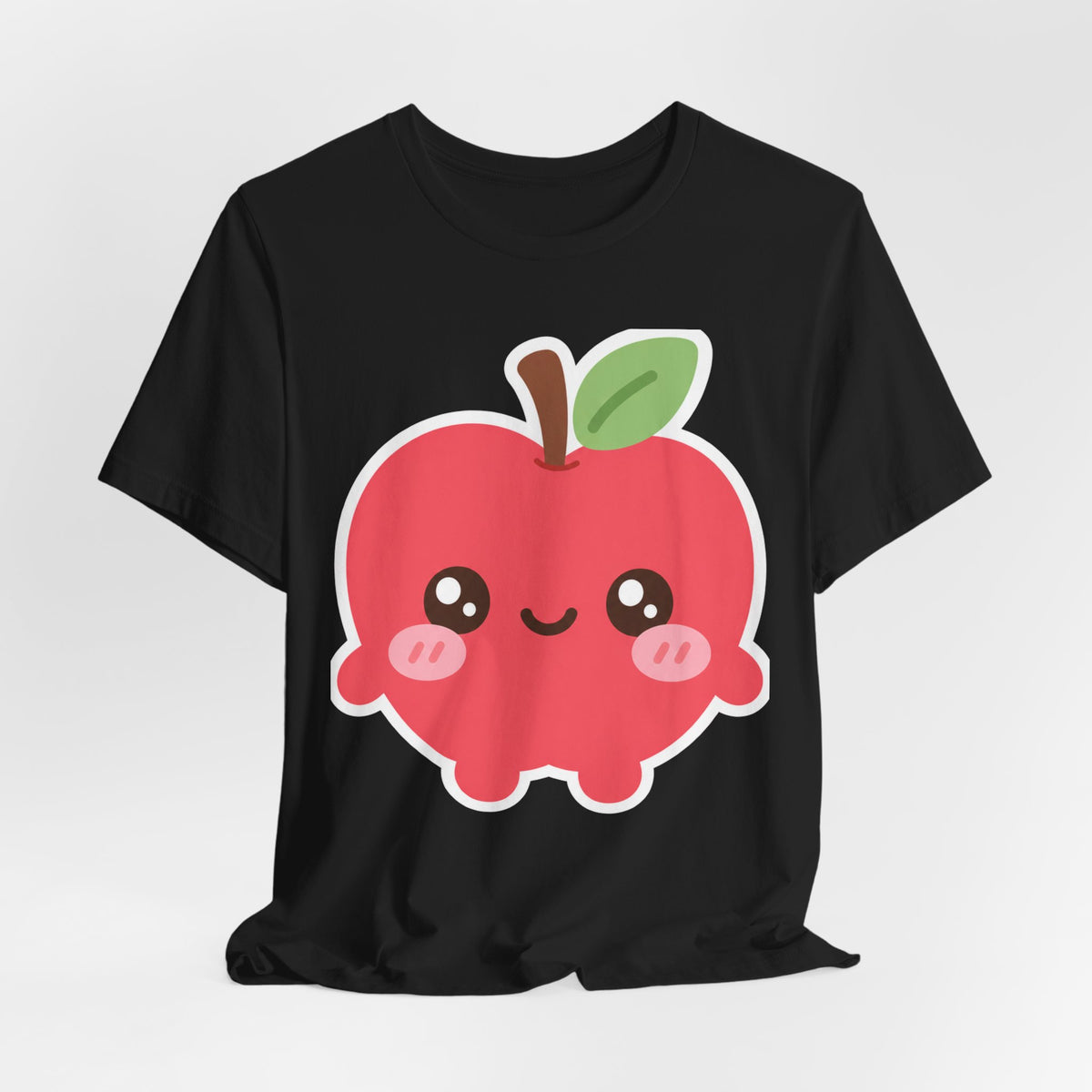 Kindergarten Teacher Kawaii Apple T-Shirt | Cute Preschool Teacher Shirt | Pre-K Teacher Gift Tee