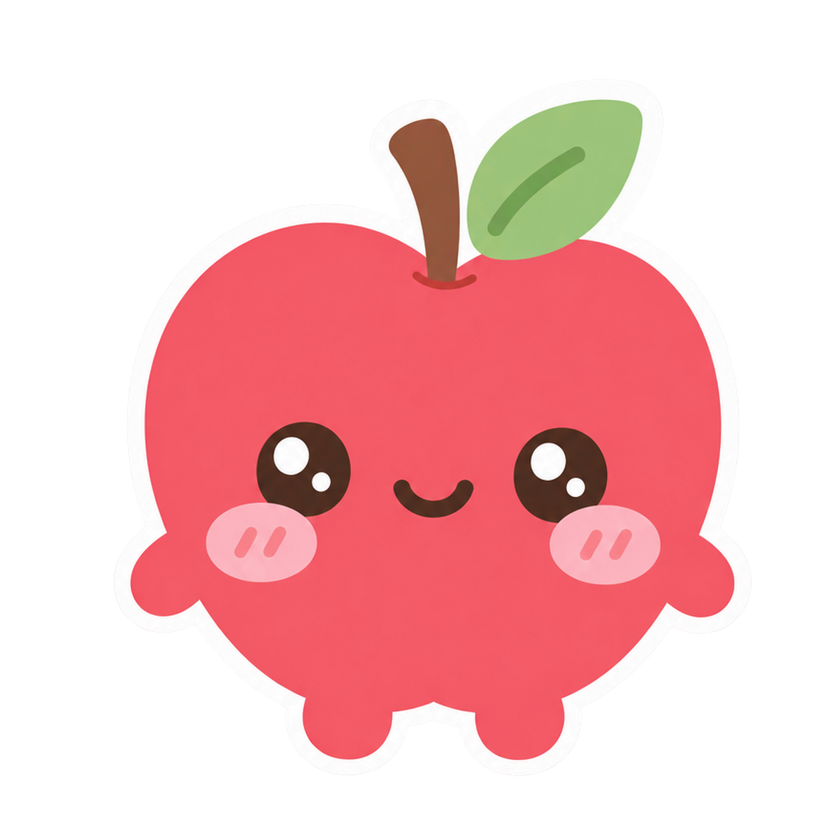 [Digital Download] Kindergarten Teacher Kawaii Apple T-Shirt SVG PNG EPS Cricut Silhouette Sublimation Design