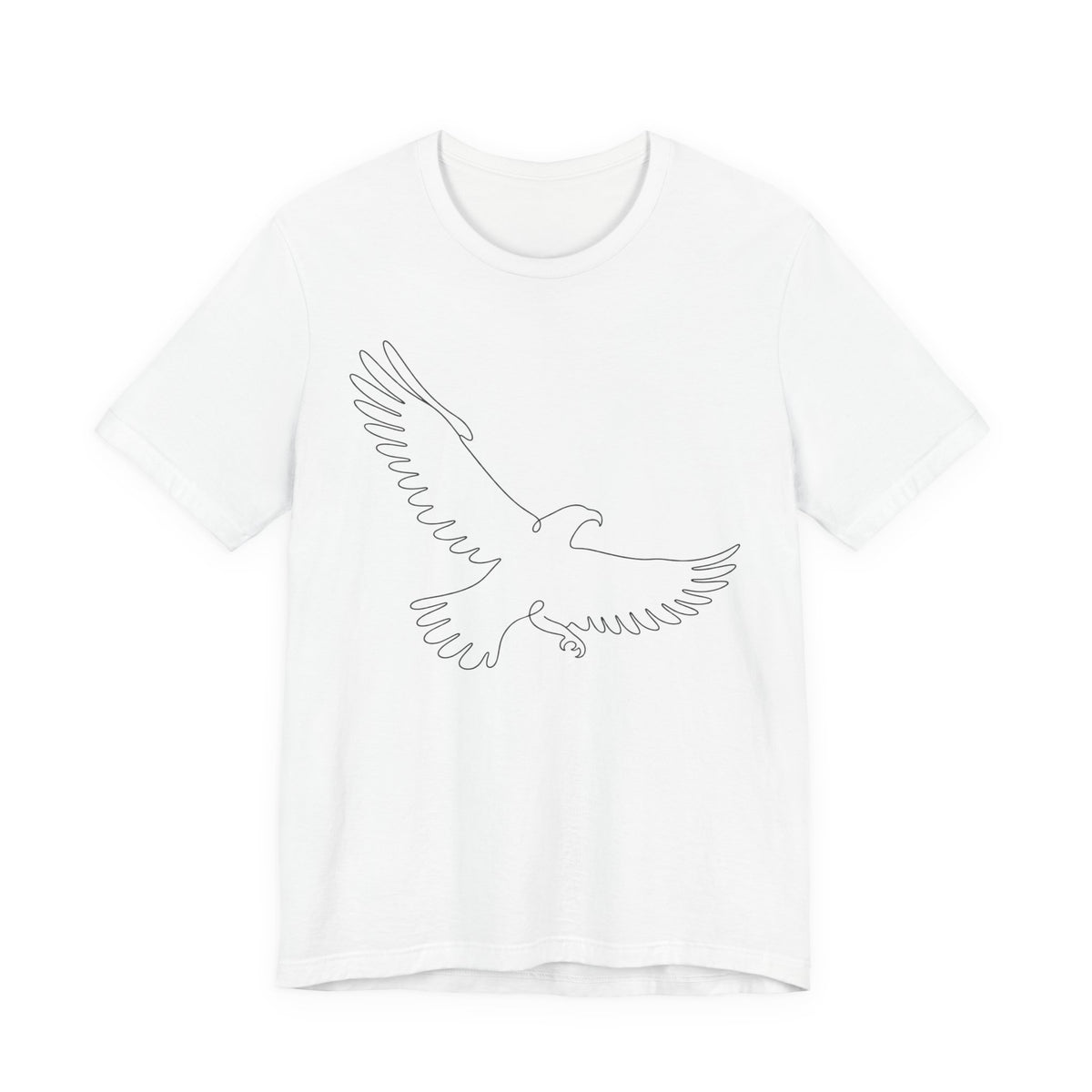 Proud and Free T-Shirt | Vintage Eagle Line Art Tee | Patriotic Gift Shirt