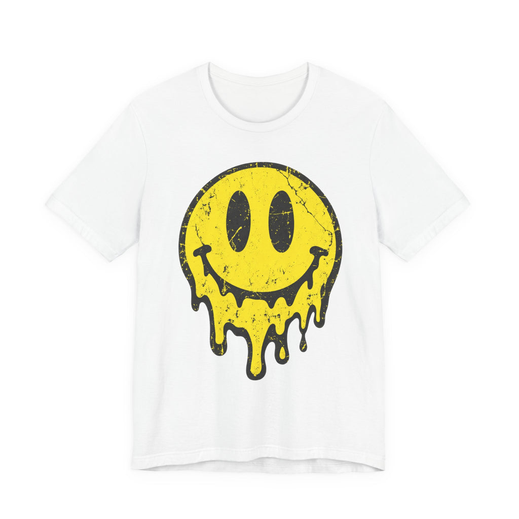 Acid Smiley T-Shirt | Vintage 90s Rave Design | Retro Acid House Tee | Streetwear Gift Shirt