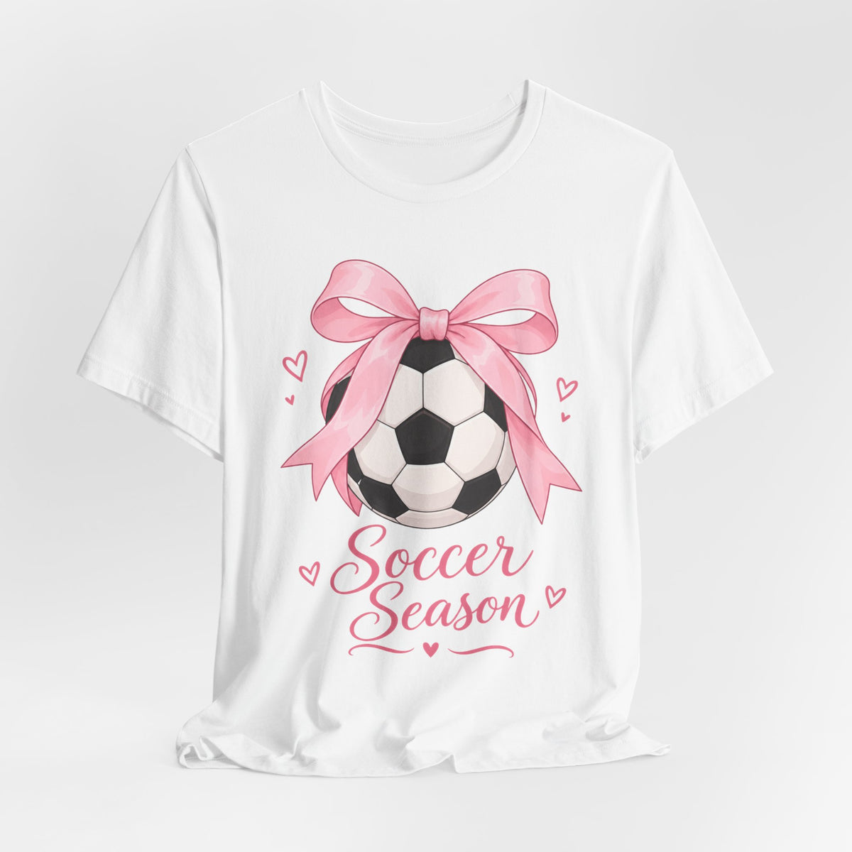 Soccer Mom Tee | Coquette Bow Soccer Mom Design | Soccer Mom Shirt | Game Day Mom Gift | Soccer Mom Gift | Sports Mom Coquette Design