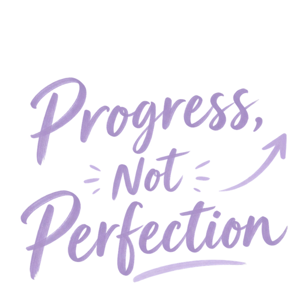 [Digital Download] Progress Not Perfection T-Shirt SVG PNG EPS Cricut Silhouette Sublimation Design
