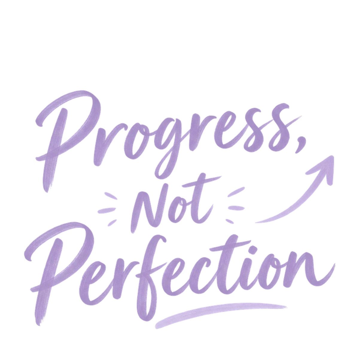 [Digital Download] Progress Not Perfection T-Shirt SVG PNG EPS Cricut Silhouette Sublimation Design