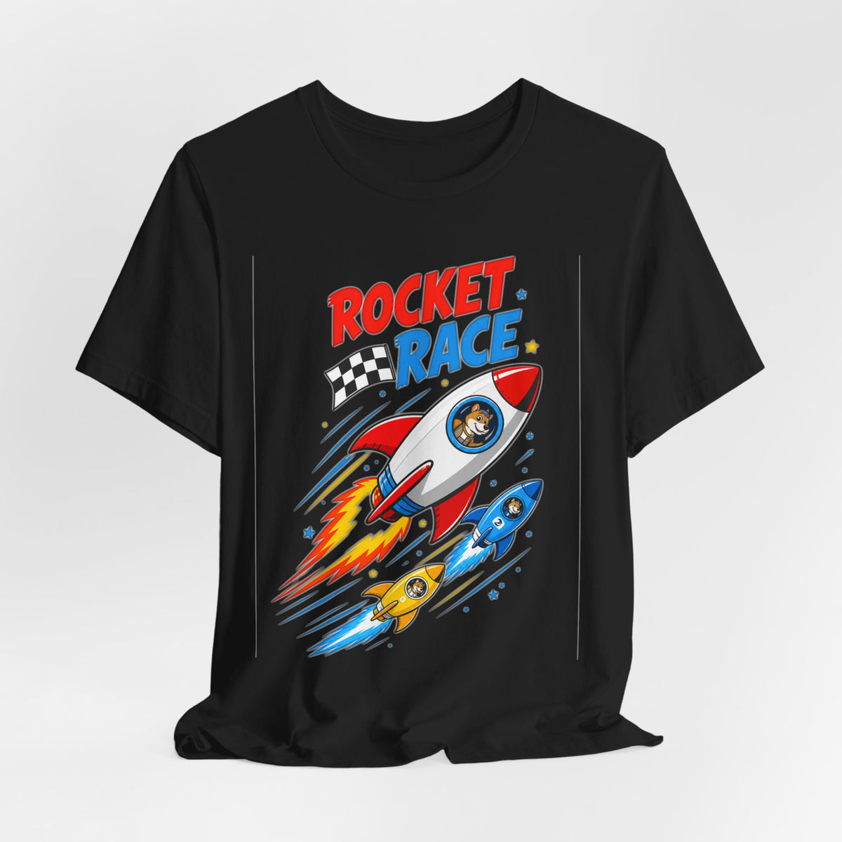 Rocket Race Cartoon Tee
