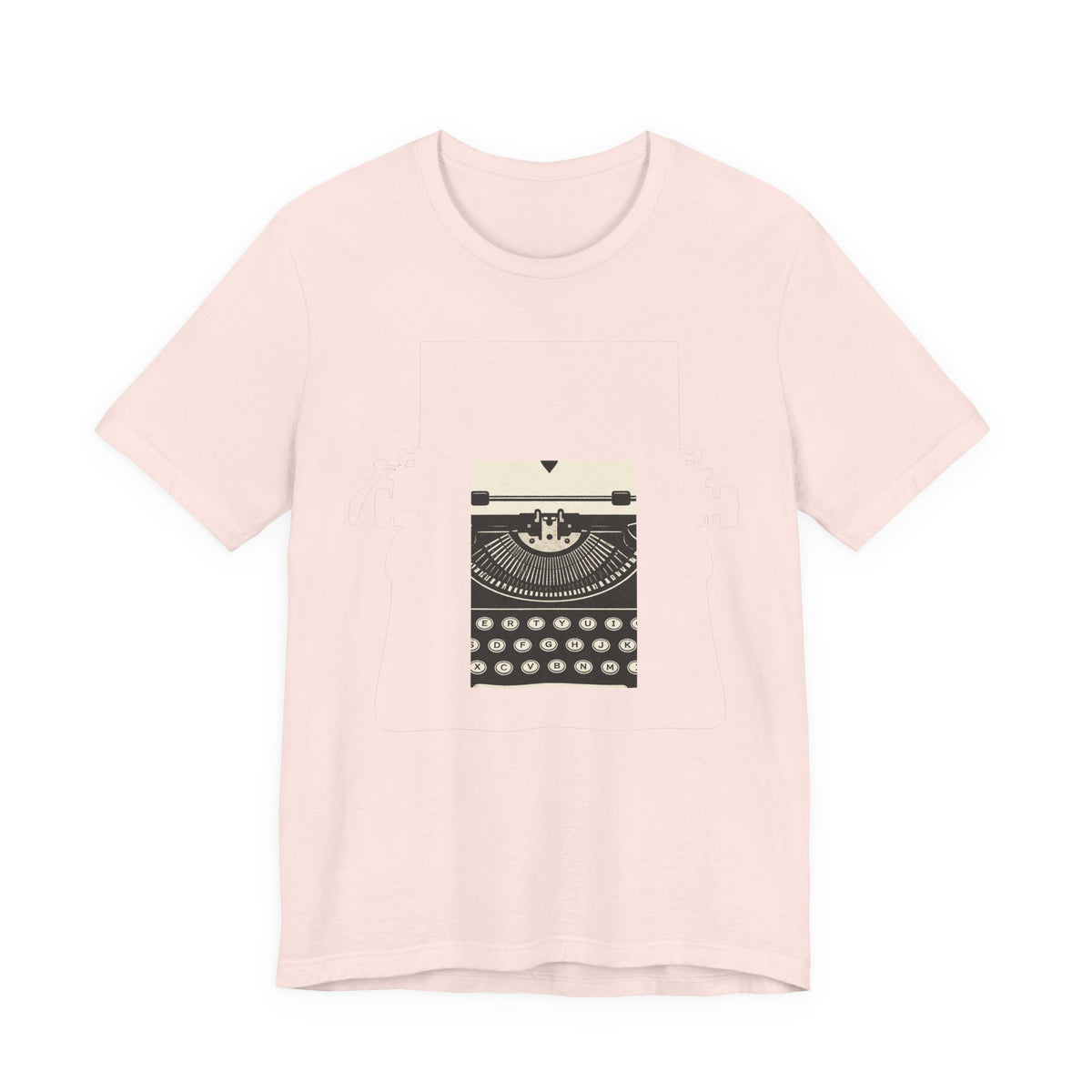 Love Over Hate T-Shirt | Retro Typewriter Valentine Tee | Positive Love Quote Gift Shirt