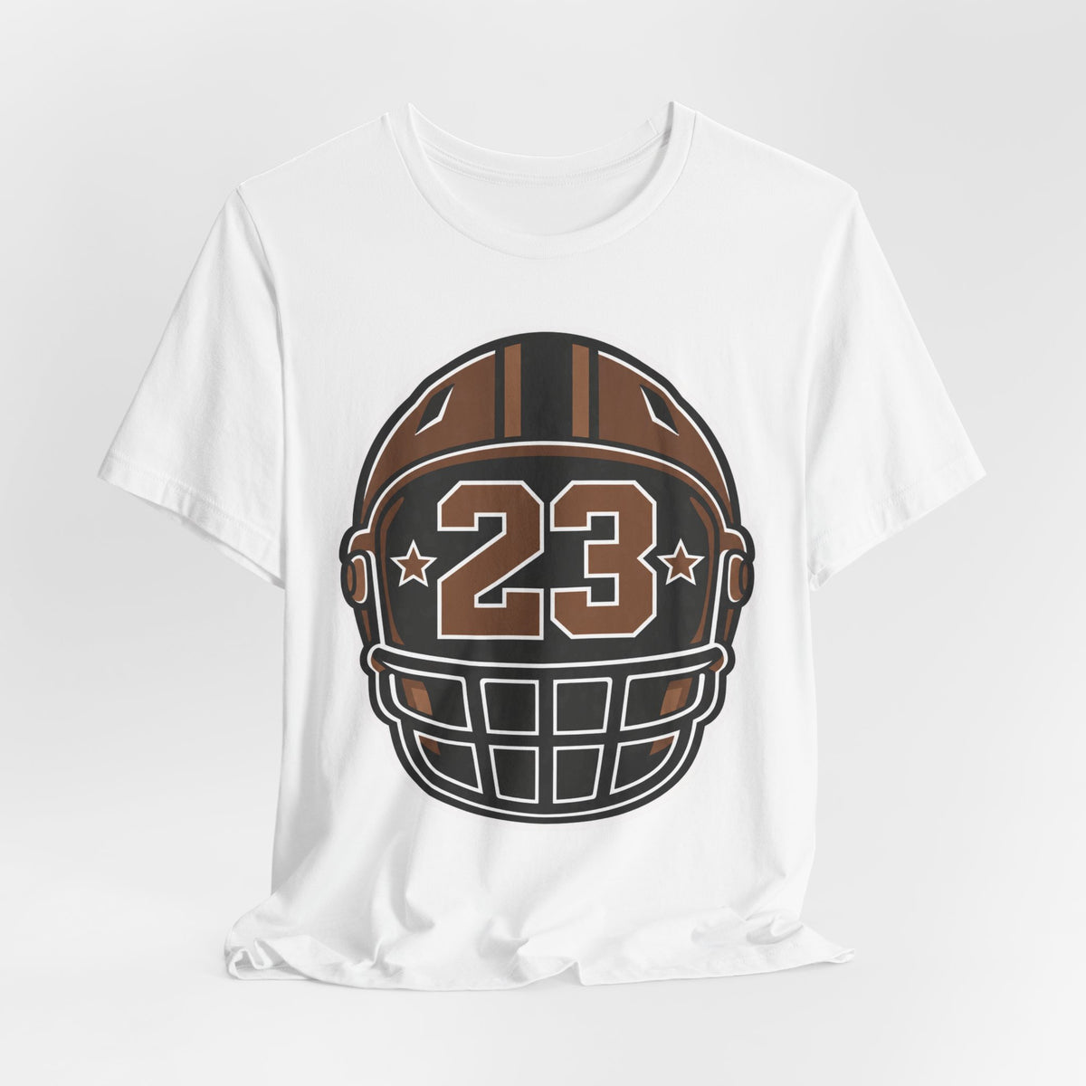 Football Number 23 Tee | Lucky Jersey Number Helmet Shirt | Football Player Number Shirt | Football Number Gift Tee
