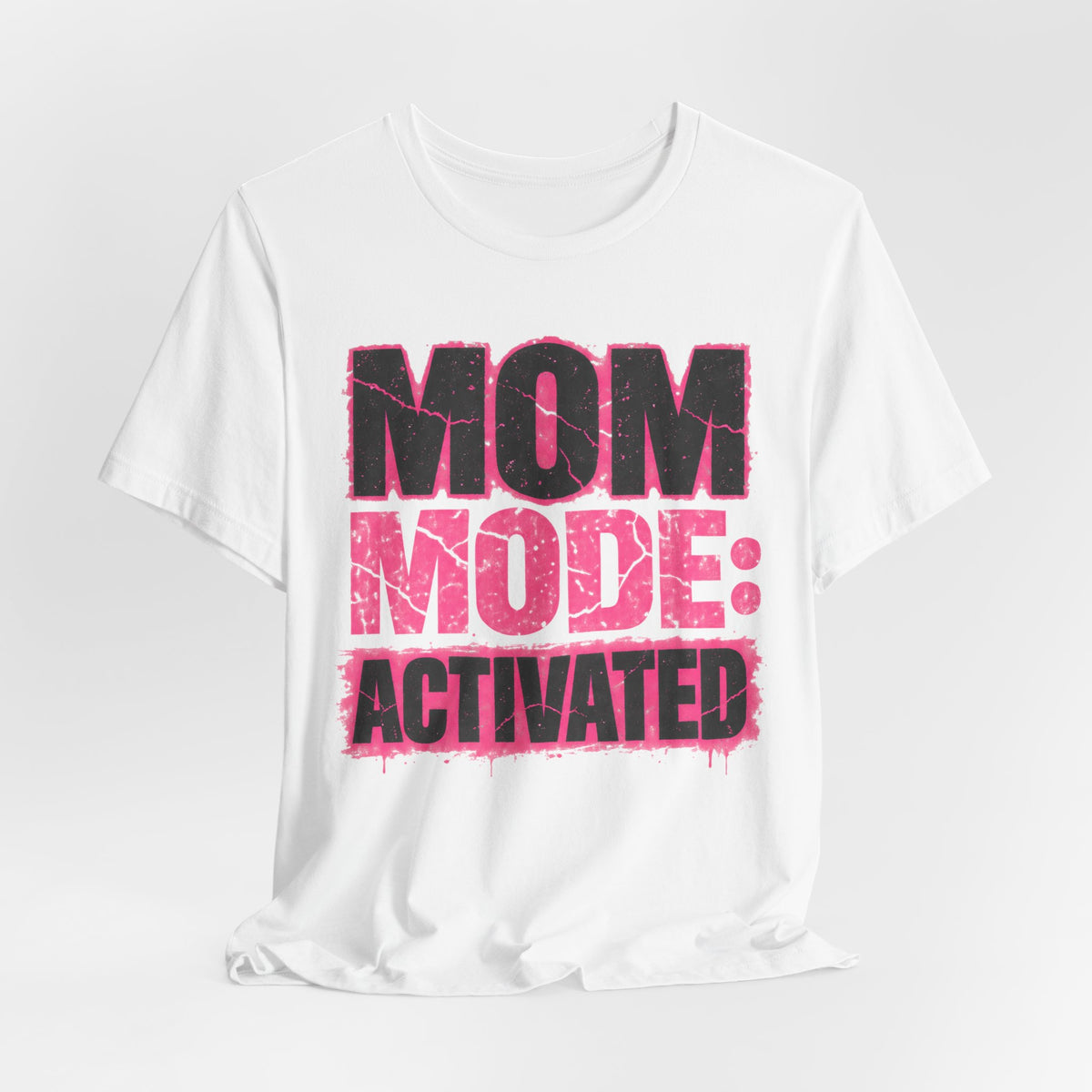 Mom Mode Activated Funny Grunge T-Shirt | Tired Mom Shirt | Sarcastic Mom Gift | Coffee Mom Tee