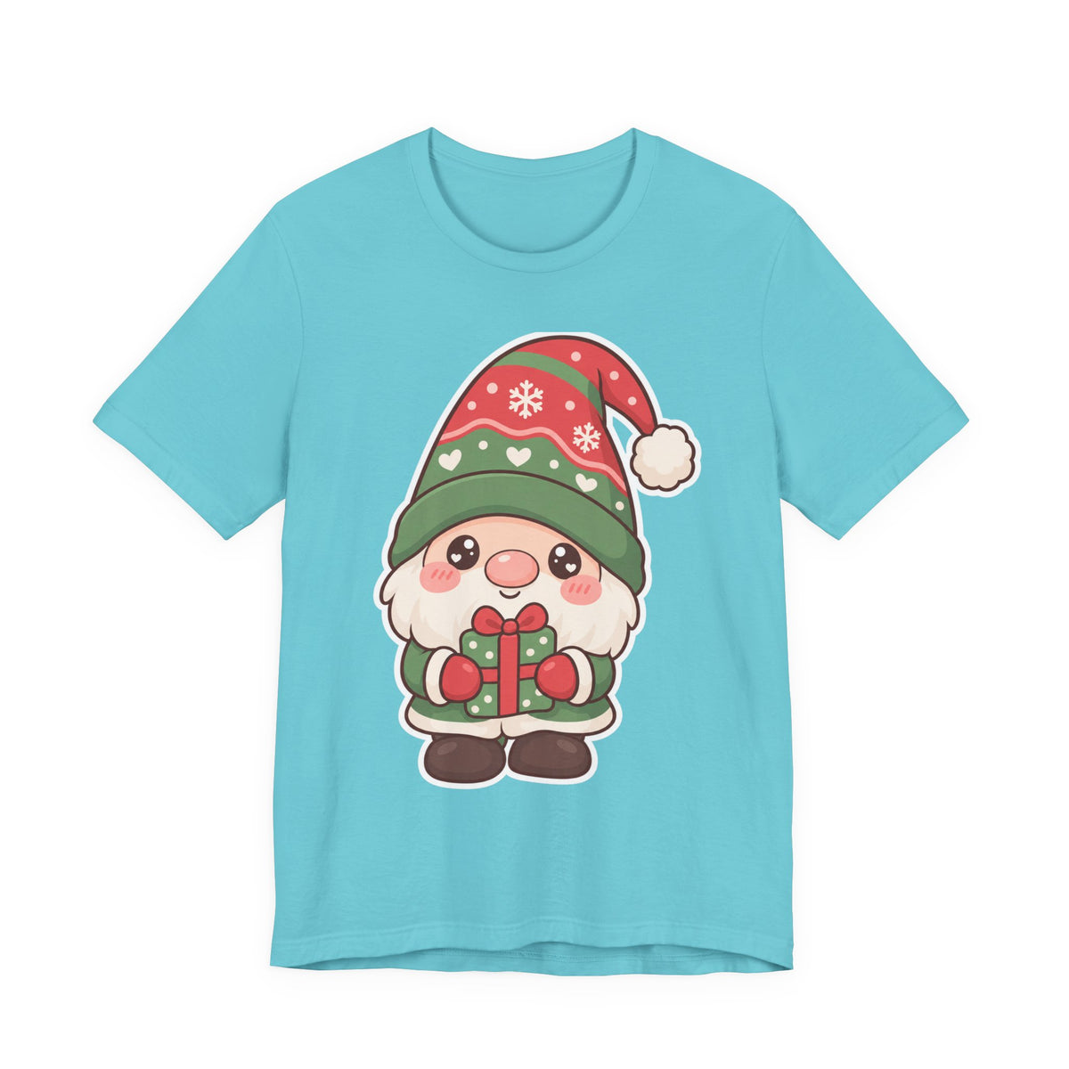 Christmas Gnome T-Shirt | Kawaii Cute Holiday Tee | Festive Christmas Gift Shirt