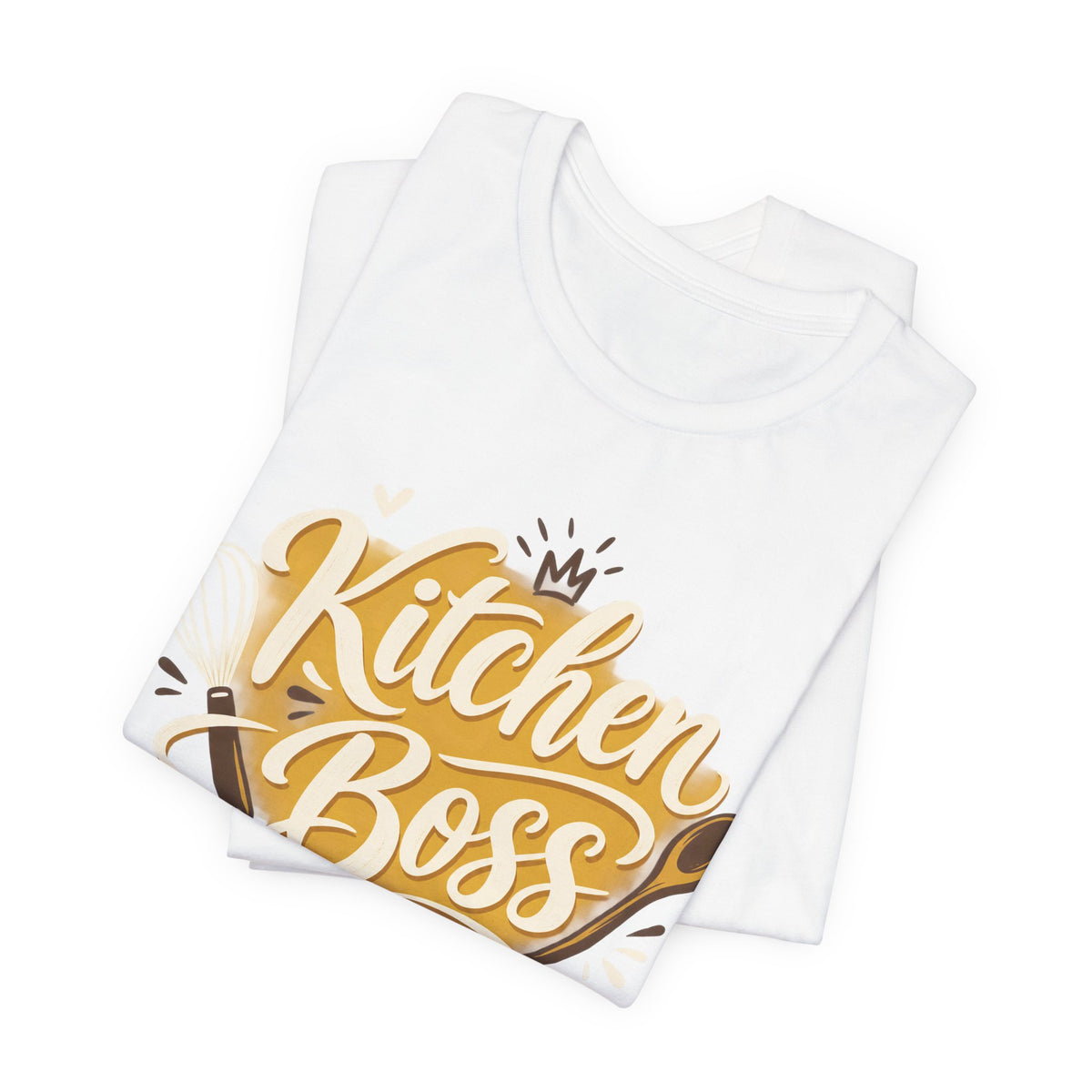 Kitchen Boss Chef Script T-Shirt | Funny Cooking Shirt | Chef Gift Tee | Culinary Gift Design