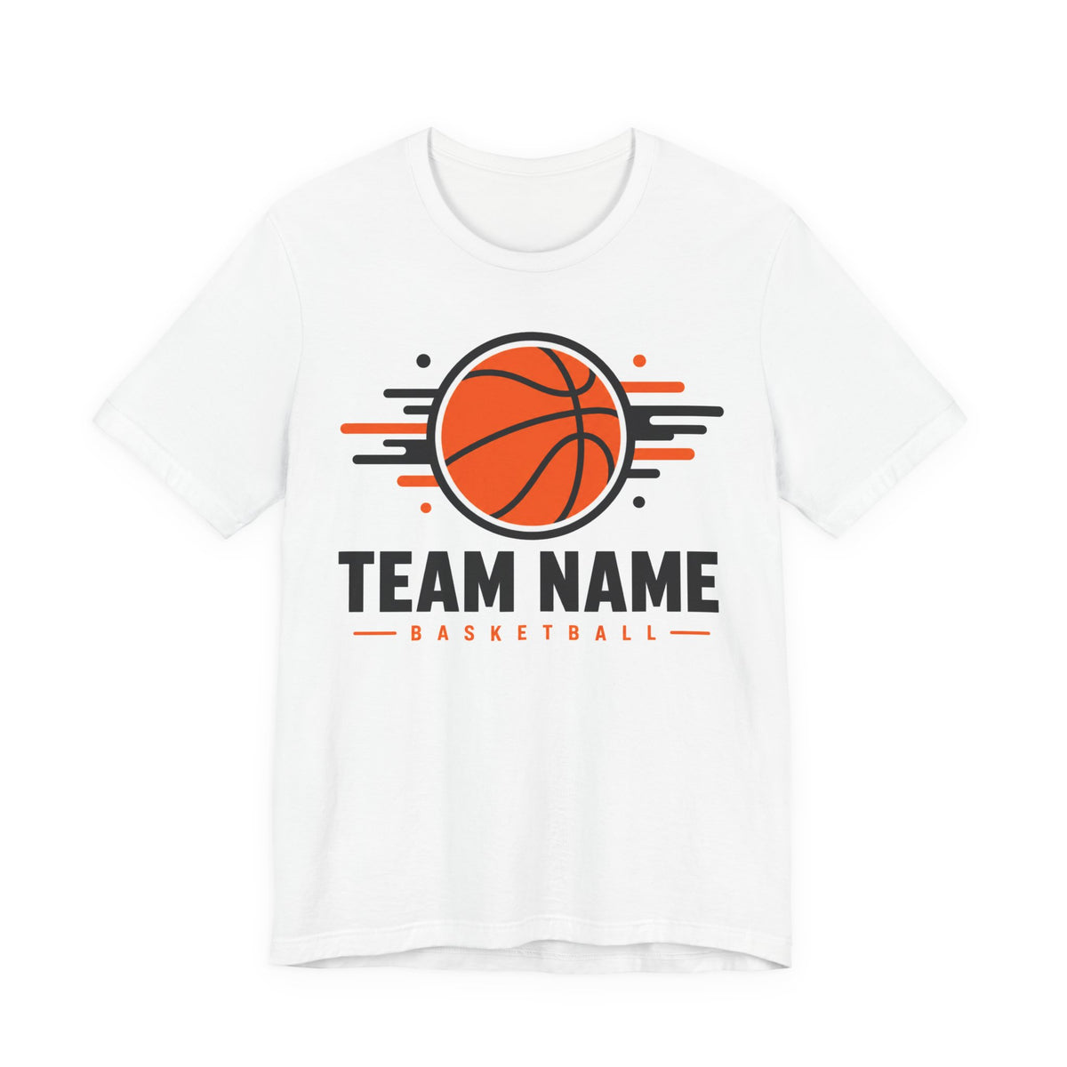Custom Team Name Basketball Tee | Personalized Team Logo Basketball Shirt | Custom Basketball Team Gift | Modern Team Logo Design