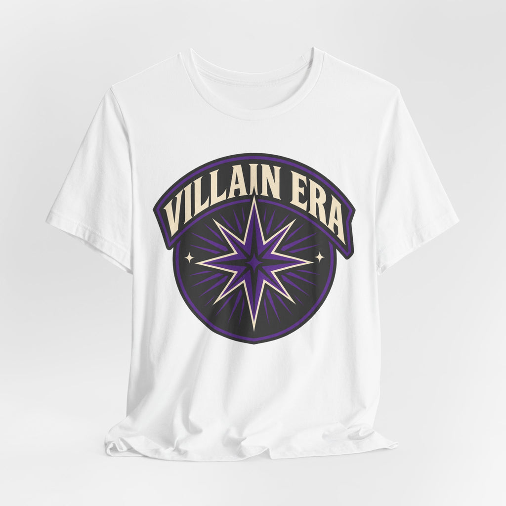 Villain Era T-Shirt | Bold Retro Badge Tee | Self Love Trend Statement Shirt