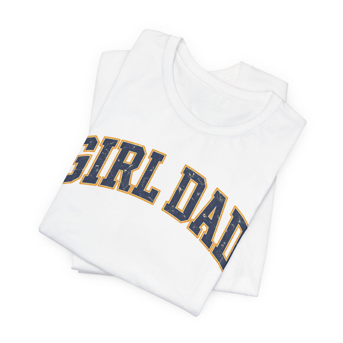 Girl Dad Vintage Collegiate Arch T-Shirt | Father of Daughters Shirt | Girl Dad Gift | Father's Day Tee