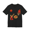Funny Basketball T-Shirt | Airball Comic Halftone Tee | Basketball Humor Shirt | Funny Hoops Gift Shirt | Comic Basketball Tee