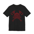 Firefighter Bold Line Emblem T-Shirt | Fire Department Gift Shirt | Firefighter Appreciation Tee