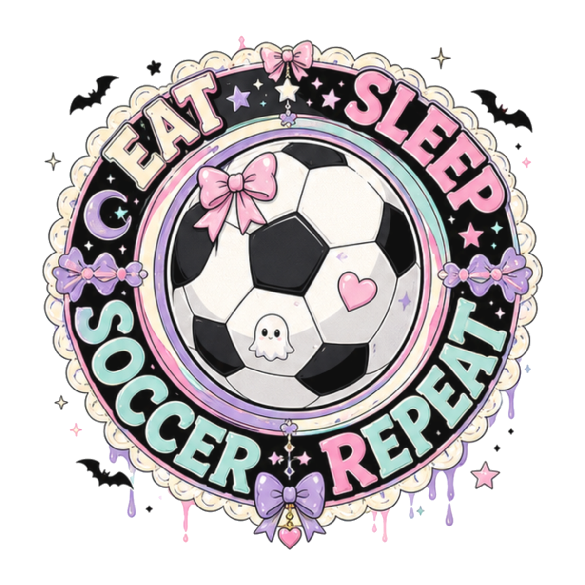 [Digital Download] Eat Sleep Soccer Repeat Tee SVG PNG EPS Cricut Silhouette Sublimation Design