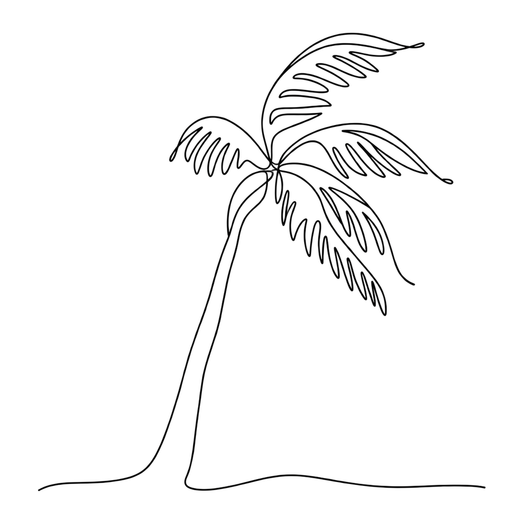 [Digital Download] Palm Tree T-Shirt SVG PNG EPS Cricut Silhouette Sublimation Design