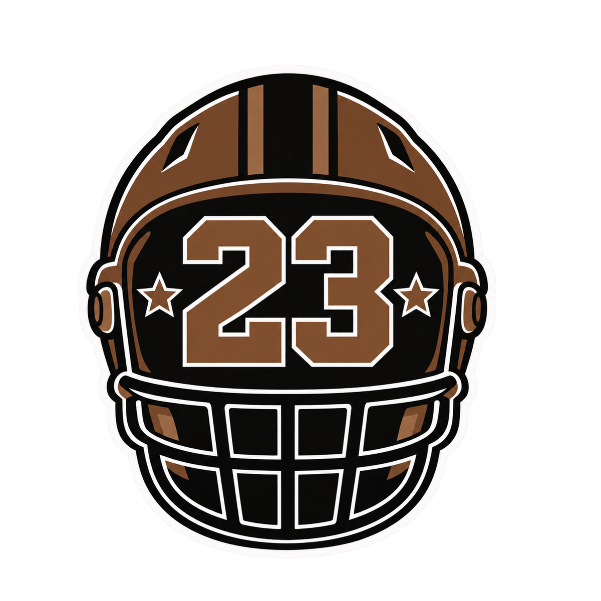 [Digital Download] Football Number 23 Tee SVG PNG EPS Cricut Silhouette Sublimation Design