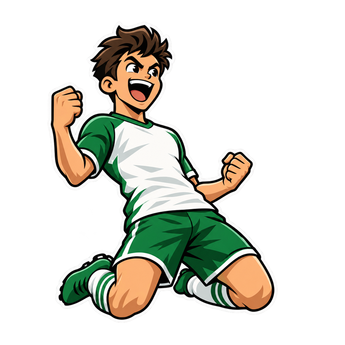[Digital Download] Soccer Cartoon Mascot Tee SVG PNG EPS Cricut Silhouette Sublimation Design