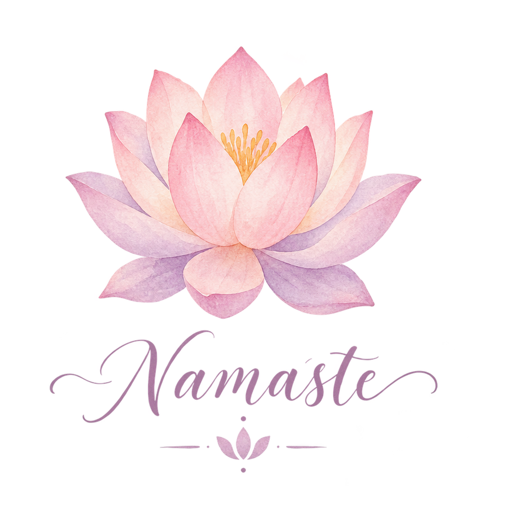 [Digital Download] Namaste Watercolor Lotus T-Shirt SVG PNG EPS Cricut Silhouette Sublimation Design