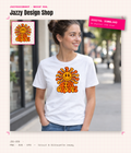 [Digital Download] Groovy Smiley Sun 70s T-Shirt SVG PNG EPS Cricut Silhouette Sublimation Design