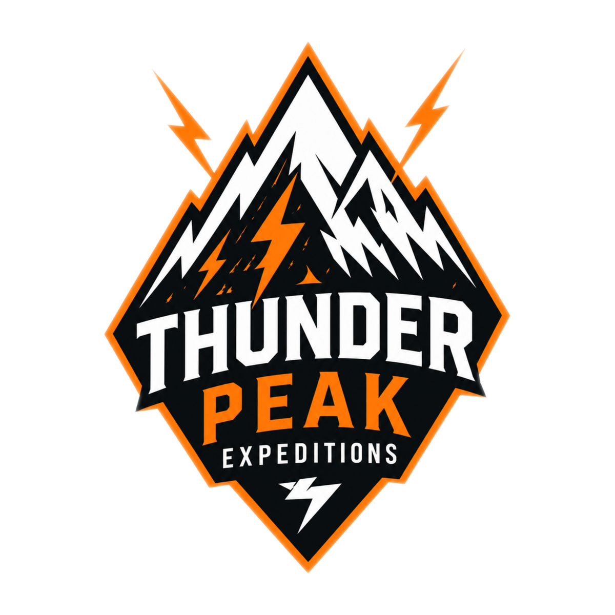 [Digital Download] Thunder Peak Expeditions Mountain Adventure Tee SVG PNG EPS Cricut Silhouette Sublimation Design