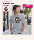 [Digital Download] Soccer Coach Tee SVG PNG EPS Cricut Silhouette Sublimation Design