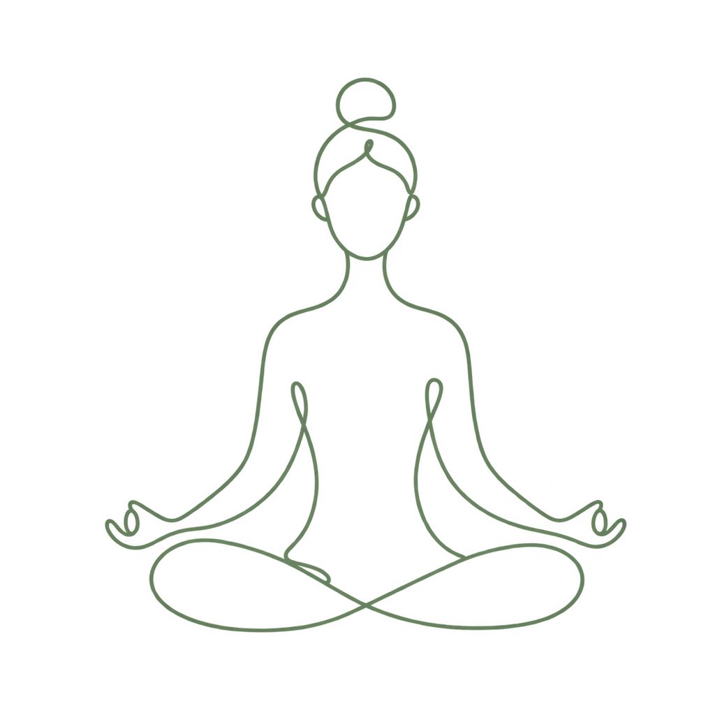 [Digital Download] Yoga Flow Minimalist Line Art T-Shirt SVG PNG EPS Cricut Silhouette Sublimation Design