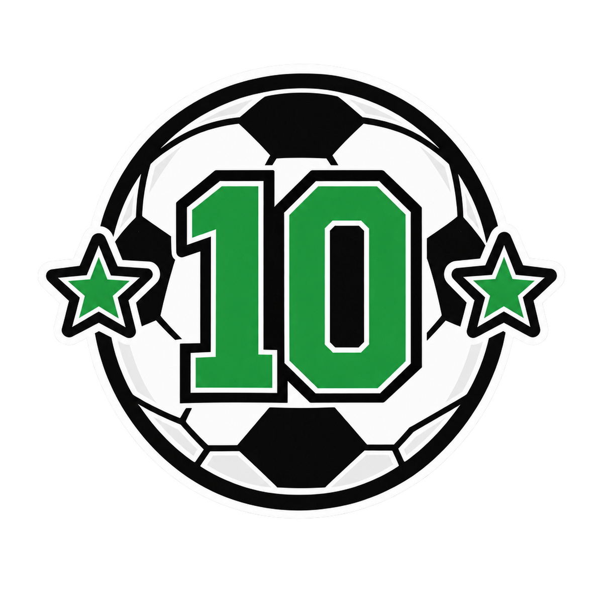 [Digital Download] Soccer Number Tee SVG PNG EPS Cricut Silhouette Sublimation Design