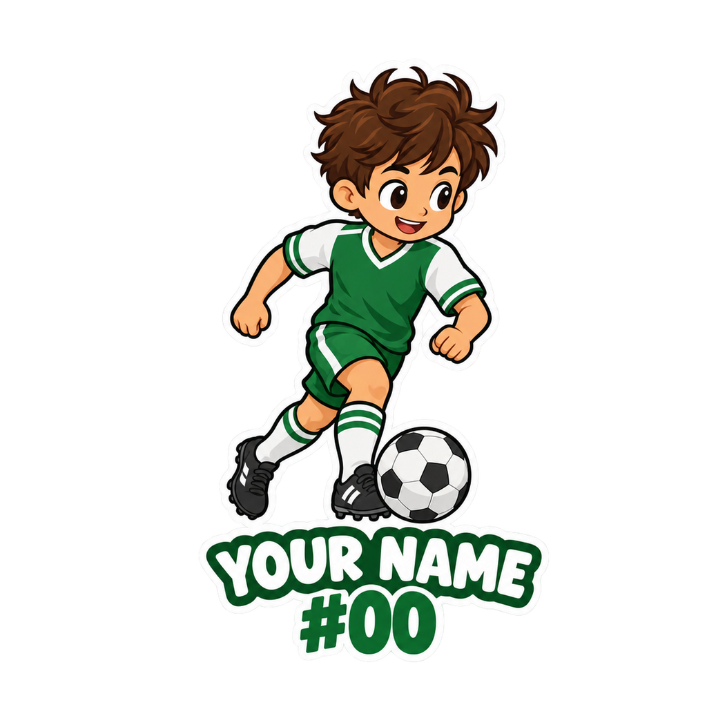 [Digital Download] Custom Soccer Kid Tee SVG PNG EPS Cricut Silhouette Sublimation Design